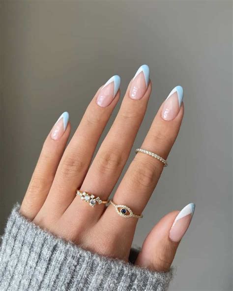 Amazing Baby Blue Nails Light Blue Nails To Try In