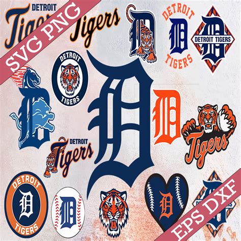 Bundle Files Detroit Tigers Baseball Team Svg Detroit Ti Inspire