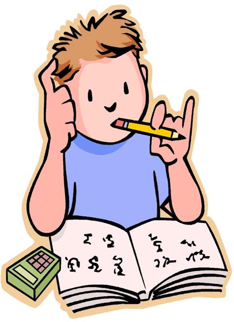 Do Homework Cartoon Png Clip Art Library