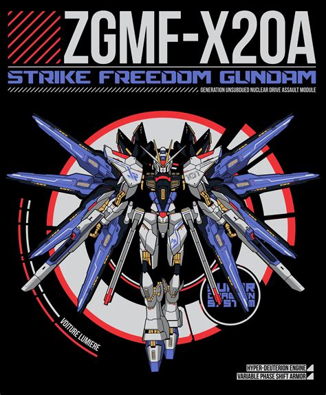 Artstation Strike Freedom Gundam Poster