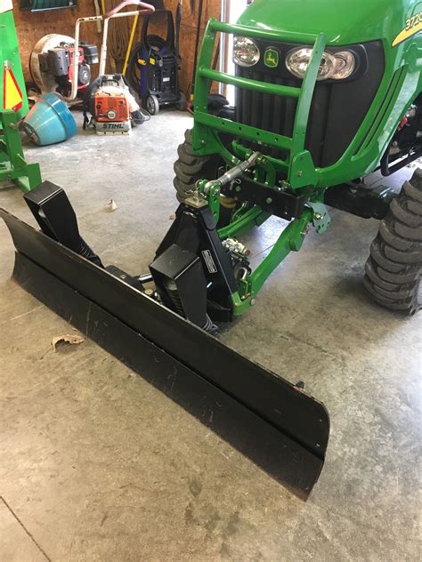 Unknown Snow Plow Green Tractor Talk