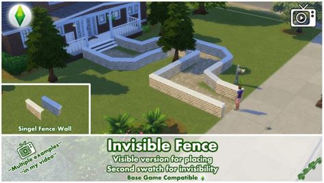 Mod The Sims Invisible Fence By Bakie Sims 4 Downloads