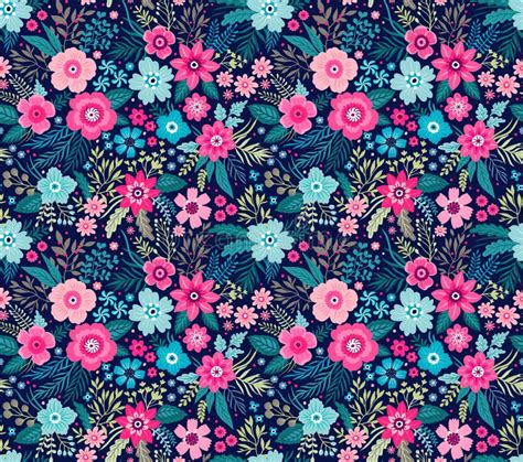 Amazing Seamless Floral Pattern Stock Vector Illustration Of
