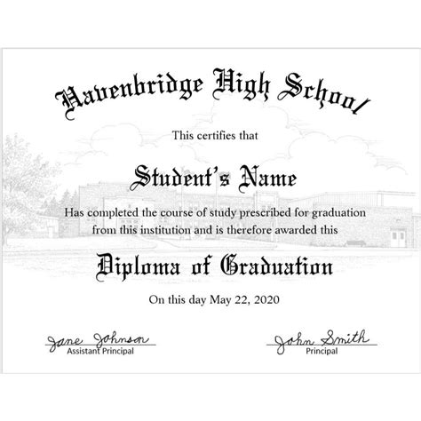 Custom Diploma Diploma Printing