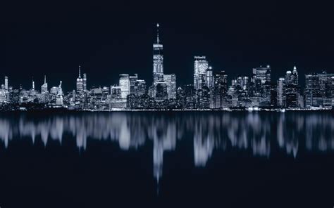 New York City At Night Wallpaper 2880x1800 Download Hd Wallpaper Wallpapertip