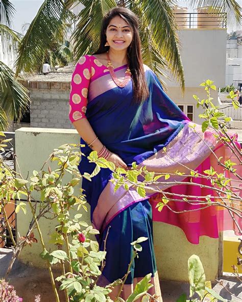 Saravanan Meenakshi Rachitha Beautiful Stills In Traditional Saree Cinehub