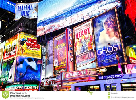 Broadway Shows New York Editorial Photography Image Of