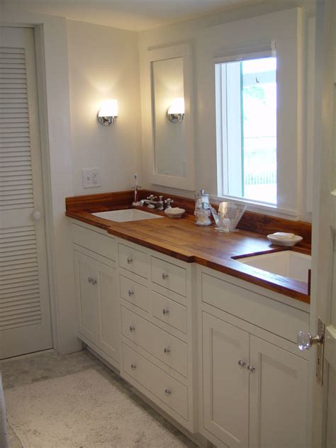 A bathroom vanity will definitely help you to express this mix of styles that you've chosen, so make or buy it carefully to perfectly fit wood is the most popular material for any bathroom vanities including industrial ones. Installed Products Gallery - CafeCountertops™ | Solid Wood ...