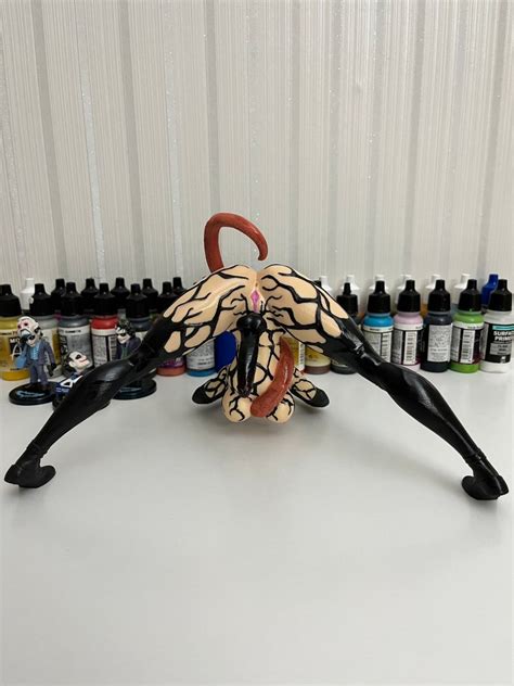 Futa Futanari Venom Spider Gwenom Sexy Pinup Painted Figurines Etsy