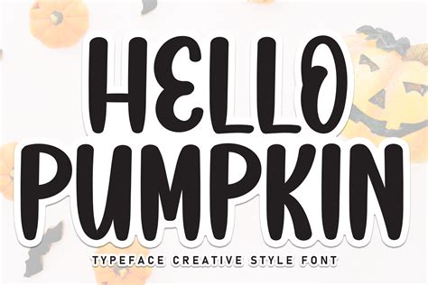 Hello Pumpkin Font By Strongkeng Old · Creative Fabrica
