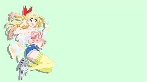 Wallpaper Drawing Illustration Blonde Long Hair Anime Girls Blue