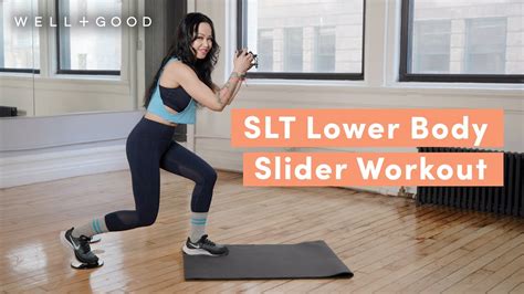 15 Minute Slt Slider Workout For Legs And Glutes Trainer Of The Month