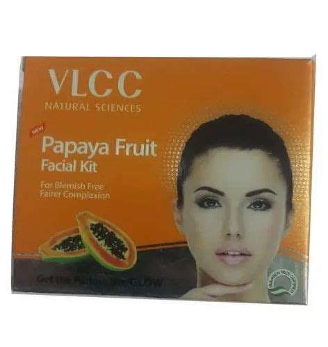Vlcc Herbal Papaya Fruit Facial Kit For Face Packaging Size 100ml At Rs 225box In Lucknow