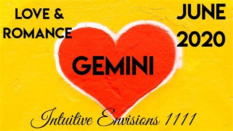 Gemini Love Romance Connections Horoscope June 2020 Blocking Feelings