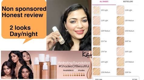 Honest Review Of Kay Beauty Hydrating Foundation Night Andday Look