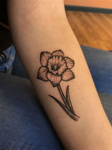 Daffodil Tattoo On Forearm Daffodil Tattoo Forearm Tattoos Sleeve
