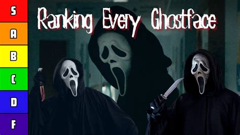 Every Ghostface Killer Ranked Including Scream Vi Youtube