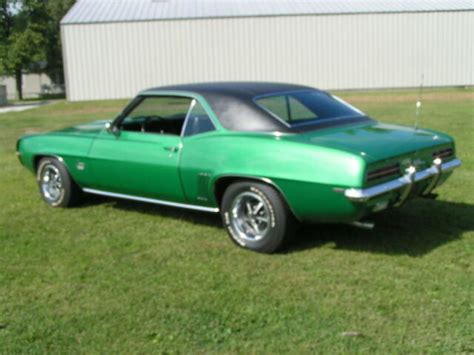 1969 Camaro Ssrs Rally Green Classic Cars For Sale