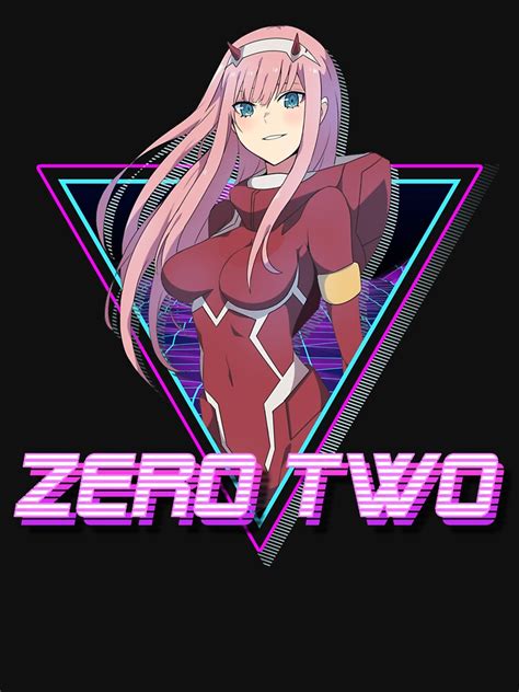 Darling In The Franxx Zero Two Aesthetic T Shirt By Shaggypop Redbubble
