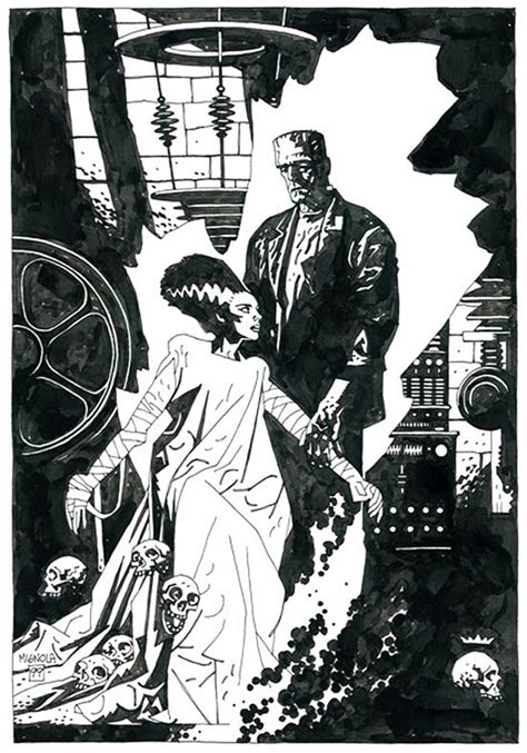 The Midnight Rant Frankenstein Friday Bride Of Frankenstein Art By