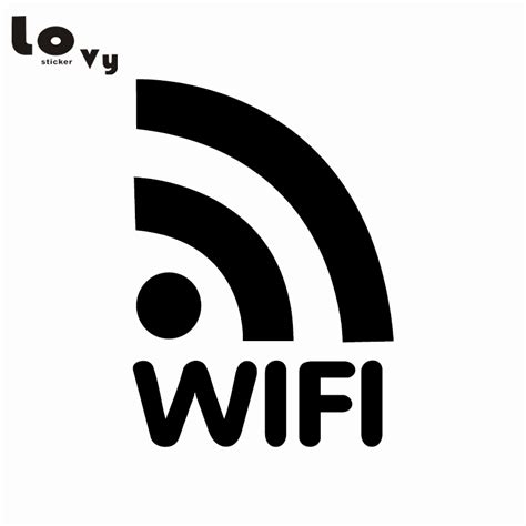 Free Wifi Sign Wall Sticker For Shop Office Cafe Bar Pub Restaurant