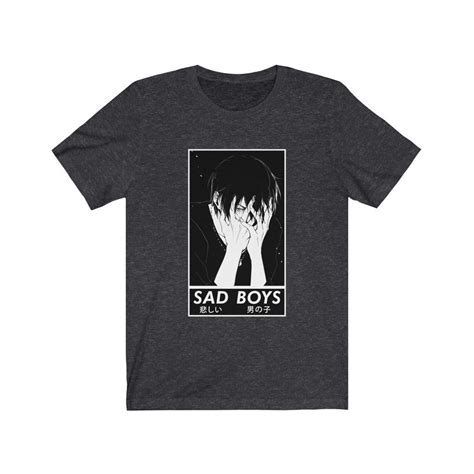 Sad Boys Club Shirt Anime Aesthetic Sweatshirt Goth Hoodie Etsy