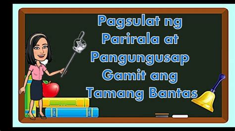 Parirala At Pangungusap Gamit Ang Tamang Bantas Filipino 2 Q1 Week 8