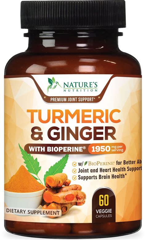 Buy Turmeric Curcumin With Bioperine And Ginger 95 Standardized