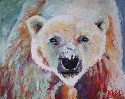 Polar Bear Painting By Karen Mccallum Fine Art America