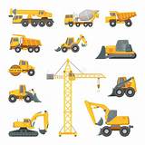 Cartoon Construction Equipment Photos