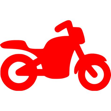 Red Motorcycle Icon Free Red Motorcycle Icons