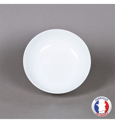 Assiette Creuse En Porcelaine Blanche De Limoges