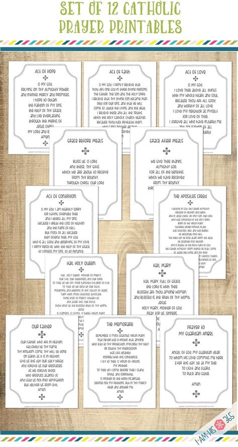 Free Printable Catholic Prayers