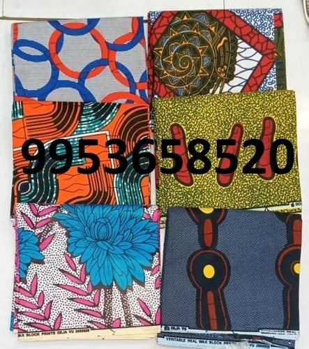 Multi Color 6 Yards African Print Fabric At Best Price In New Delhi