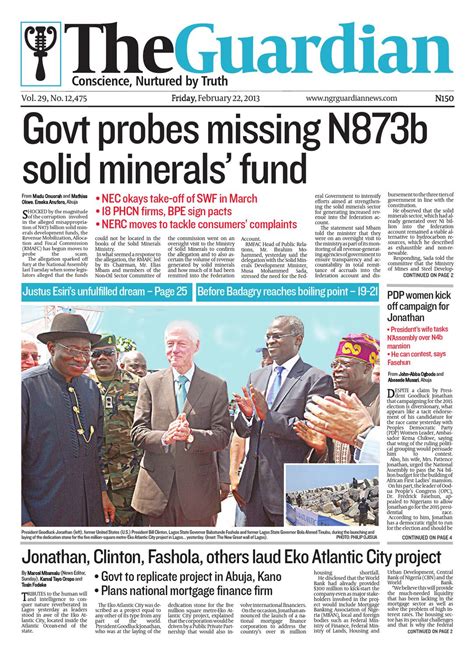Fri 22 Feb 2013 The Guardian Nigeria By The Guardian Newspaper Issuu