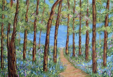 Landscape Tree Art Impressionism Lake Painting By Kathy Symonds Fine