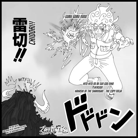 Luffy Of The Sharingan Vs Kaido Of The Beast Ronepiece