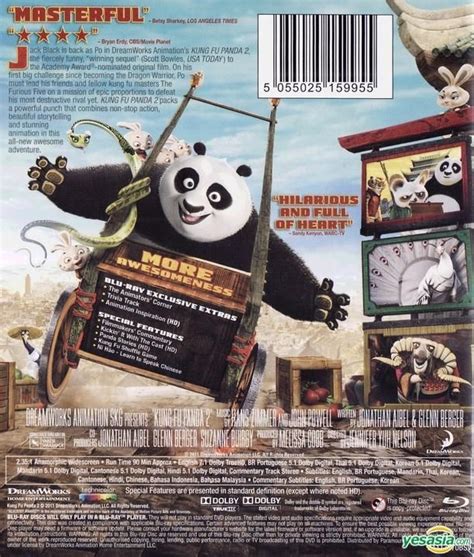 Yesasia Kung Fu Panda 2 2011 Blu Ray Hong Kong Version Blu Ray