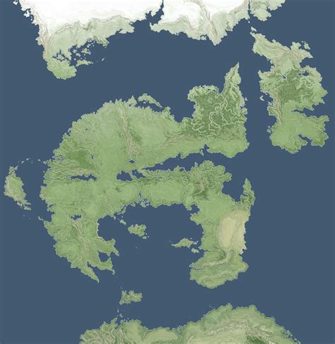 The Continent Of Aphal Subject Of My Worldbuilding Project Of 10 Years
