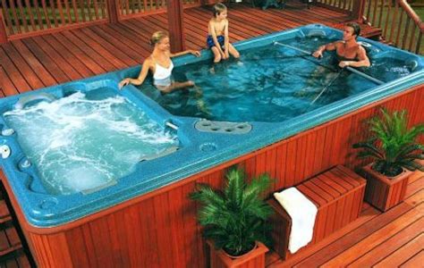 Hot Tub Swim Spa Swimming Pool Decks Swim Spa