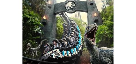 New Jurassic World Velocicoaster Concept Artwork Released Universal Parks Blog