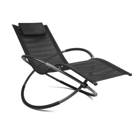 Zero gravity chairs have grown increasingly popular these days. Foldable Zero Gravity Orbital Rocking Chair - Black ...