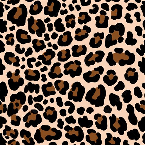Animal Pattern Leopard Seamless Background With Spots Textile