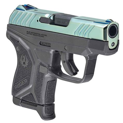 Ruger Lcp Ii 380 Auto Acp 275in Turquoise Pvd Pistol 61 Rounds