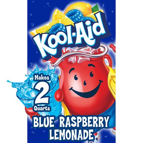 Kool Aid Unsweetened Blue Raspberry Lemonade Artificially Flavored