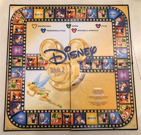 Disney Trivia Board Game Board Game