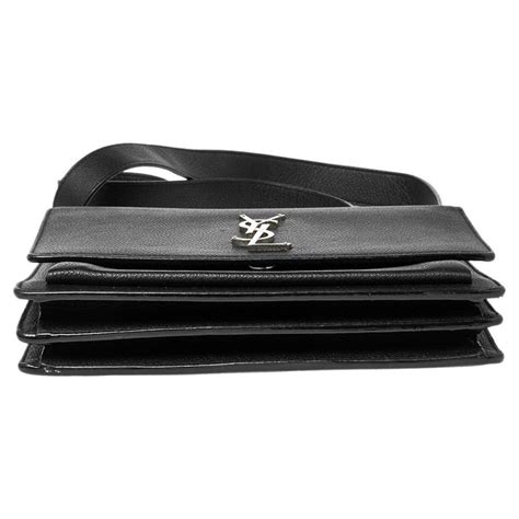 Saint Laurent Black Leather Medium Sunset Shoulder Bag At 1stdibs