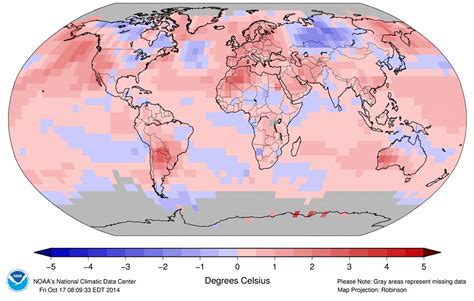 After Record Warm September 2014 Is On Track To Warmest Year Noaa