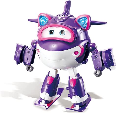 Super Wings 6 Deluxe Transforming Supercharged Crystal