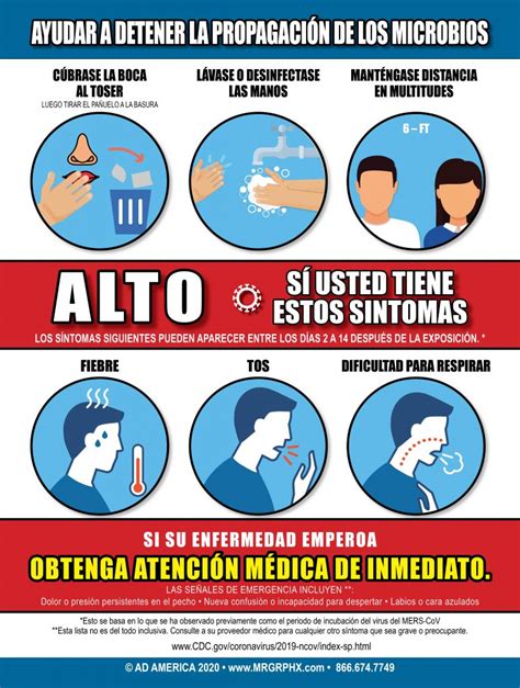 Stop The Germs Signs For Business Spanish Print Signs Graphics